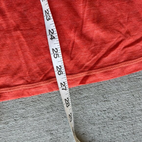 Icebreaker Men’s Merino Wool Long Sleeve Base Layer Shirt Size Small Orange - Picture 4 of 5